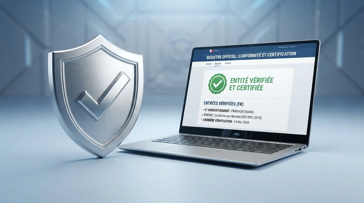 Logo de l'ANJ et captures d'écran du registre des opérateurs agréés et de la liste noire des sites bloqués