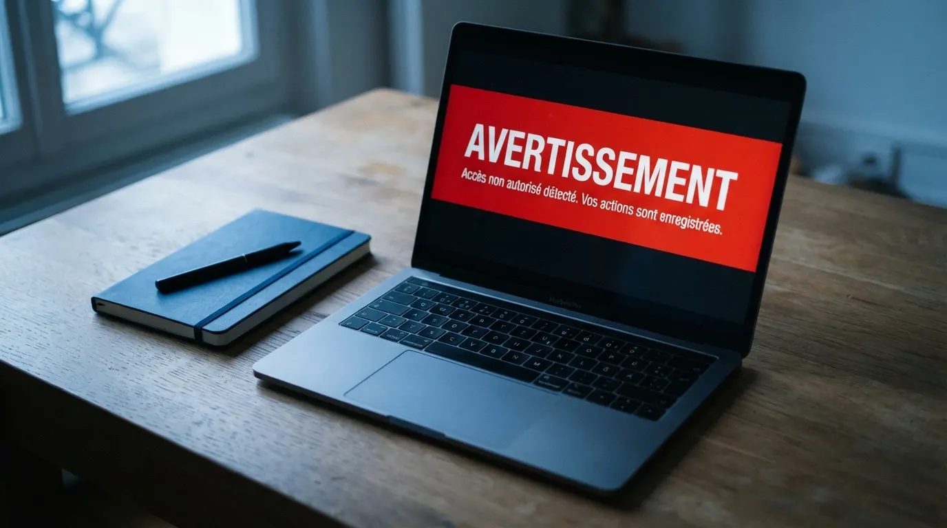 Page d'accueil du site de l'ANJ affichant un bandeau d'avertissement sur les jeux d'argent illégaux en France