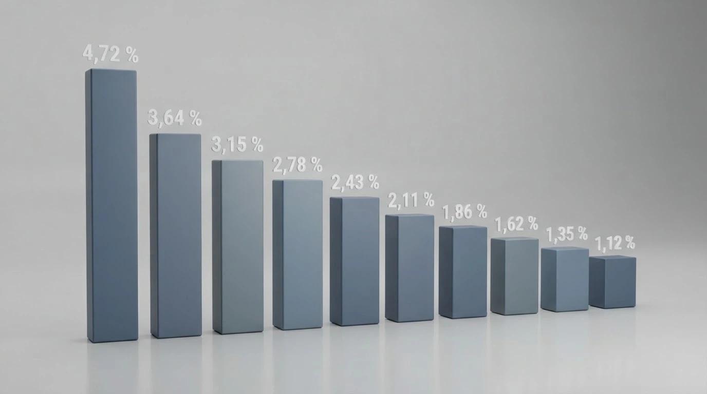 Tableau comparatif des 10 opérateurs de 50 free spins sans dépôt avec leur part de marché et leur statut réglementaire